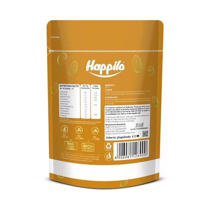 Happilo Premium Arabian Dates Pouch 500 g (Pack of 2) | Arab Khajur or Khajoor | 100% Naturally Dried | No added Preservatives | Vitamins & Minerals Rich | Soft Chewy Texture & Sweet Caramel Taste