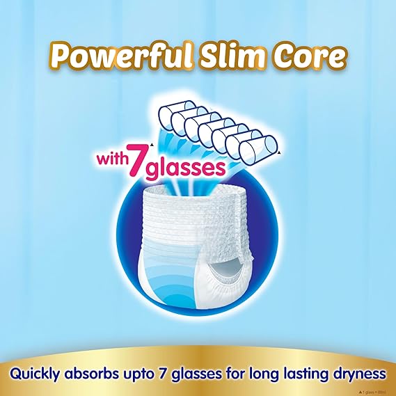 MamyPoko Pants Extra Absorb Baby Diapers, New Born (NB Size) | 0-5 kg | 99 Count |Deep Sleep Diapers| Soft Gentle fit |Deep Absorbent Crisscross | Skin Friendly with Coconut Oil |
