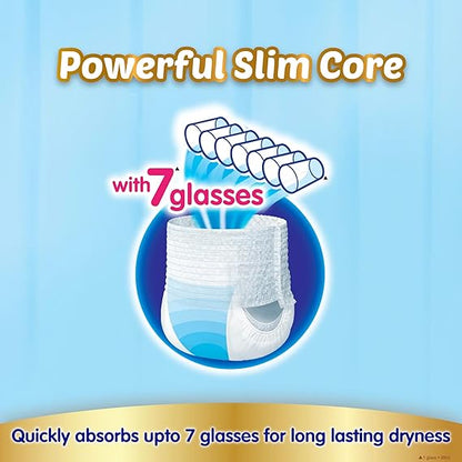 MamyPoko Pants Extra Absorb Baby Diapers, New Born (NB Size) | 0-5 kg | 99 Count |Deep Sleep Diapers| Soft Gentle fit |Deep Absorbent Crisscross | Skin Friendly with Coconut Oil |