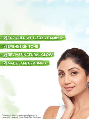 Mamaearth Daily Glow Face Serum With Vitamin C & Turmeric for Radiant Skin (30 ml)