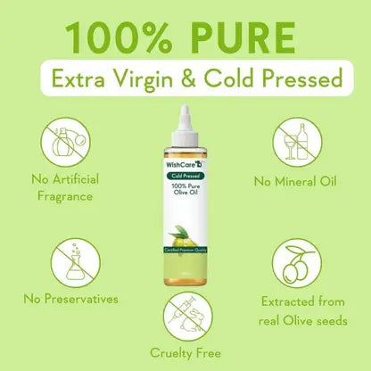 WishCare Cold Pressed Premium Castor Oil And Olive Oil-100% Pure & Hexane Free Face Wash (400 ml)