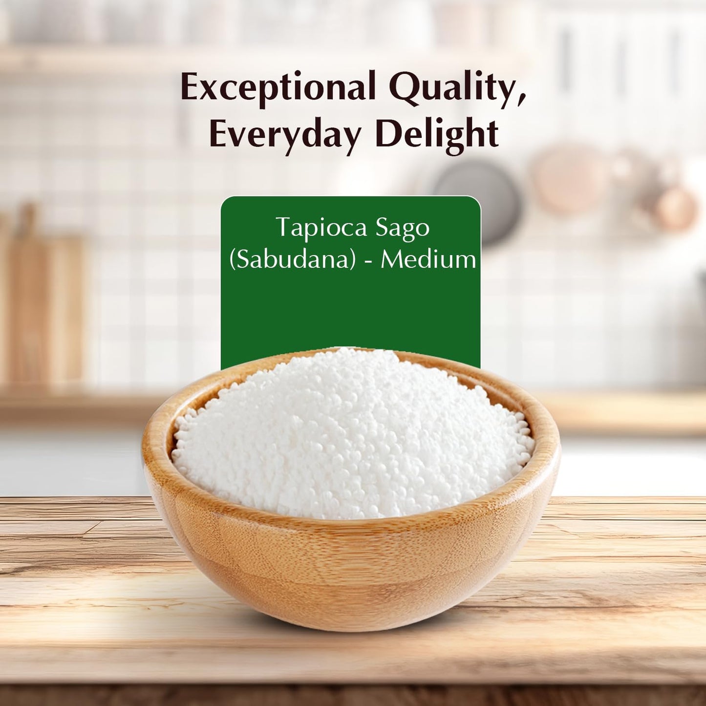 Vedaka Sabudana (Sago) - Medium, 1Kg