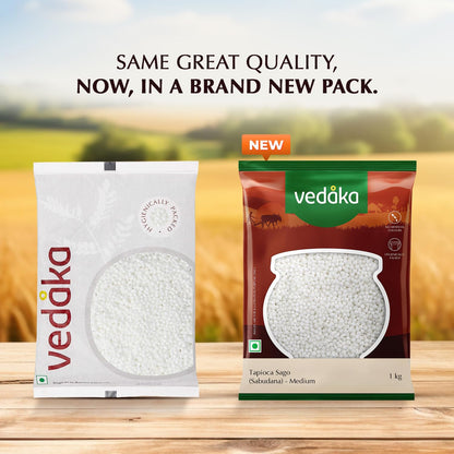 Vedaka Sabudana (Sago) - Medium, 1Kg
