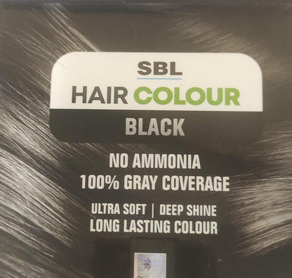 SBL Hair Colour Powder, 330g (Pack of 12) - Black