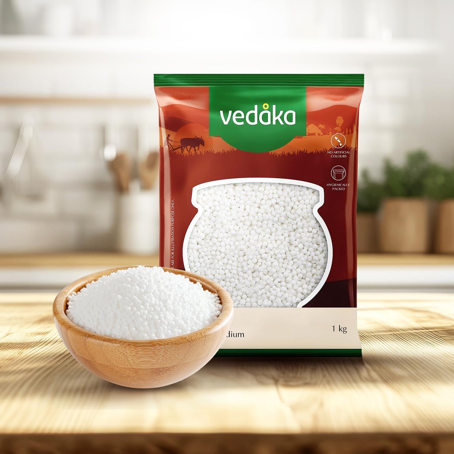 Vedaka Sabudana (Sago) - Medium, 1Kg