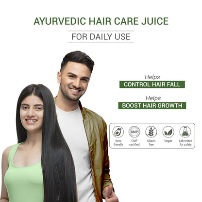SESA Ayurvedic Hair Care Juice (2L) | Controls Hair Fall | Boosts Hair Growth | 100% Ayurvedic Hair Care Juice made with Amla, Aloe Vera, Bhringraj and Daru Haridra (Pack of 2)