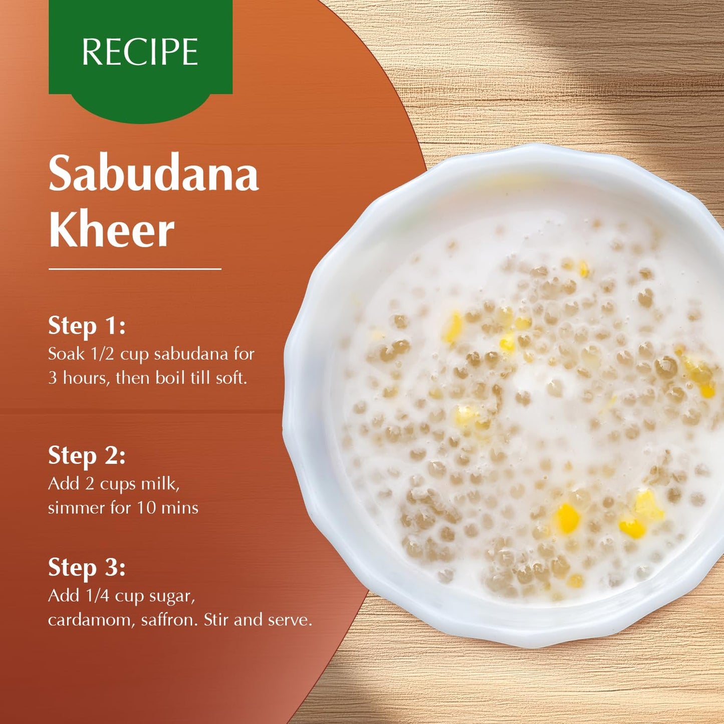 Vedaka Sabudana (Sago) - Medium, 1Kg