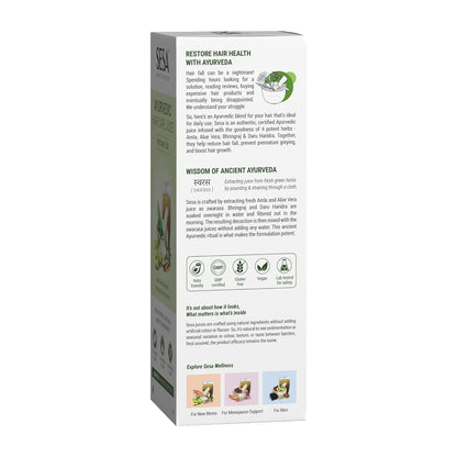 SESA Ayurvedic Hair Care Juice (2L) | Controls Hair Fall | Boosts Hair Growth | 100% Ayurvedic Hair Care Juice made with Amla, Aloe Vera, Bhringraj and Daru Haridra (Pack of 2)