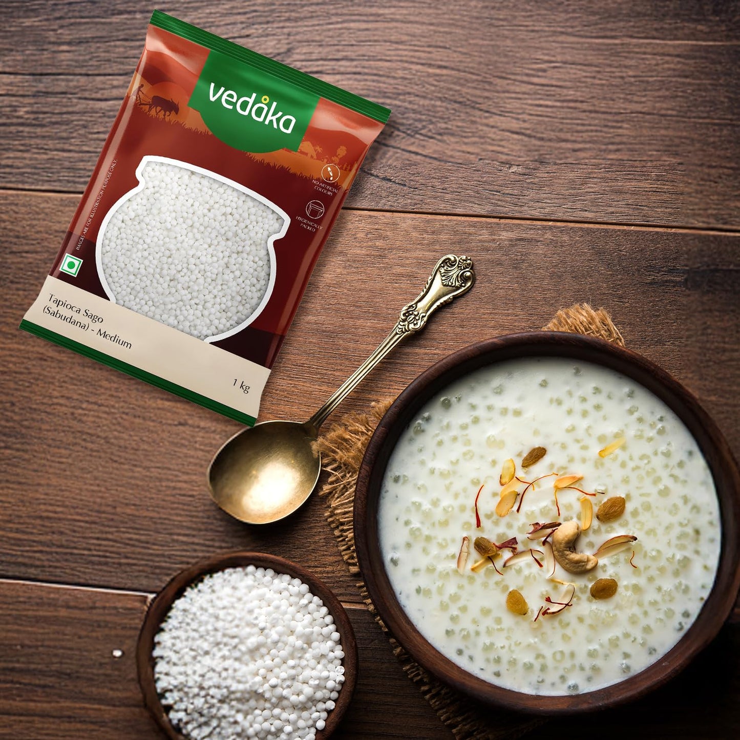 Vedaka Sabudana (Sago) - Medium, 1Kg