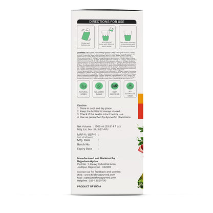 Krishna's Nutrin Juice, Rich Source Of Nutrients, No Artificial Colors or Flavors - 1000 ml (Pack of 1)