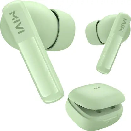Mivi Duopods K2, 40Hrs PT, HD Call, Fast Charging, 50ms Latency,IPX4, Voice Asst.5.3v Bluetooth (Brisk Blue, True Wireless)