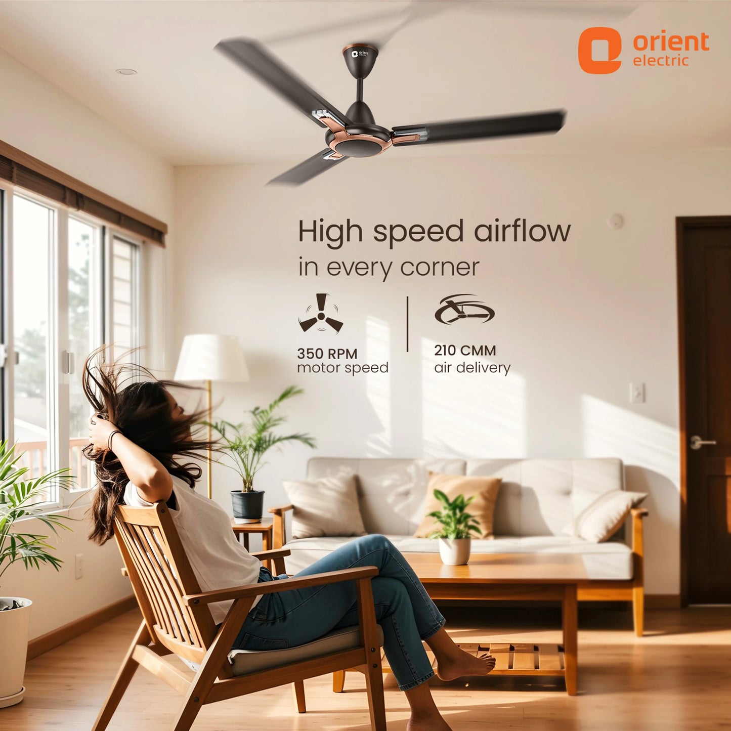 Ujala Prime BEE Star Rated with 5 Year Warranty 1200 mm Ceiling Fan