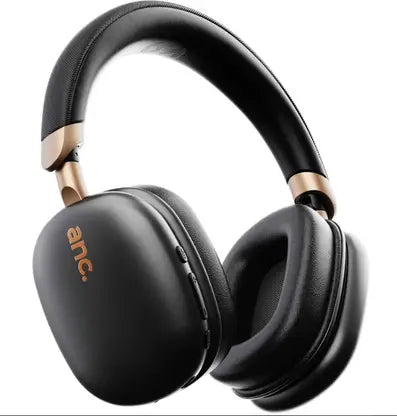 GOBOULT Q 70Hr, ENC Mic, 40mm Bass Boosted Drivers, 4EQ Modes, 5.4v Bluetooth & Wired (Black, On the Ear)