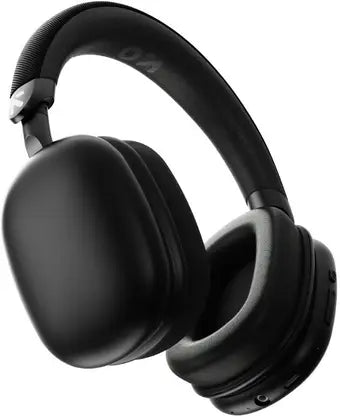 GOBOULT Q 70Hr, ENC Mic, 40mm Bass Boosted Drivers, 4EQ Modes, 5.4v Bluetooth & Wired (Black, On the Ear)