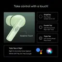 Mivi Duopods K2, 40Hrs PT, HD Call, Fast Charging, 50ms Latency,IPX4, Voice Asst.5.3v Bluetooth (Brisk Blue, True Wireless)
