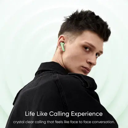 Mivi Duopods K2, 40Hrs PT, HD Call, Fast Charging, 50ms Latency,IPX4, Voice Asst.5.3v Bluetooth (Brisk Blue, True Wireless)